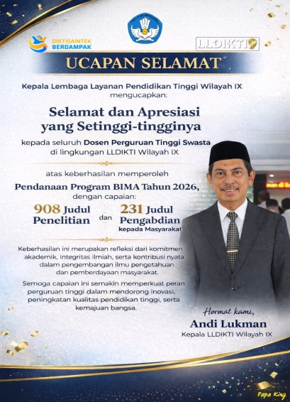 Prestasi Dosen PTS LLDIKTI IX di BIMA 2026